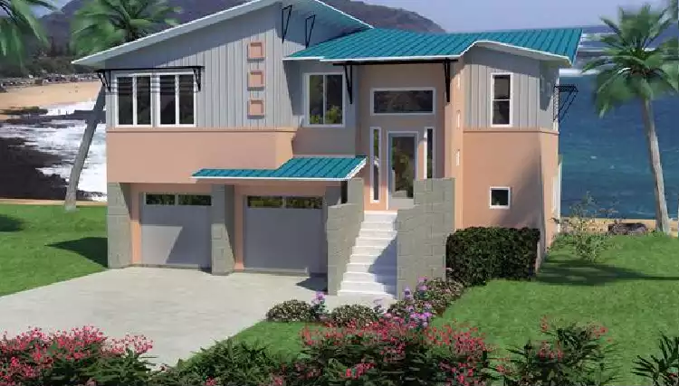 image of contemporary house plan 1774